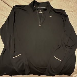 Men’s Nike Dri-FIT Element 1/4 zip running top BLK XXL